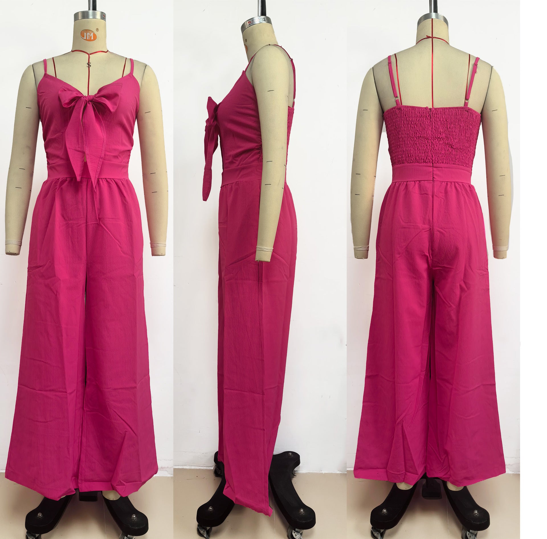 Women casual lace strap jumpsuit 6