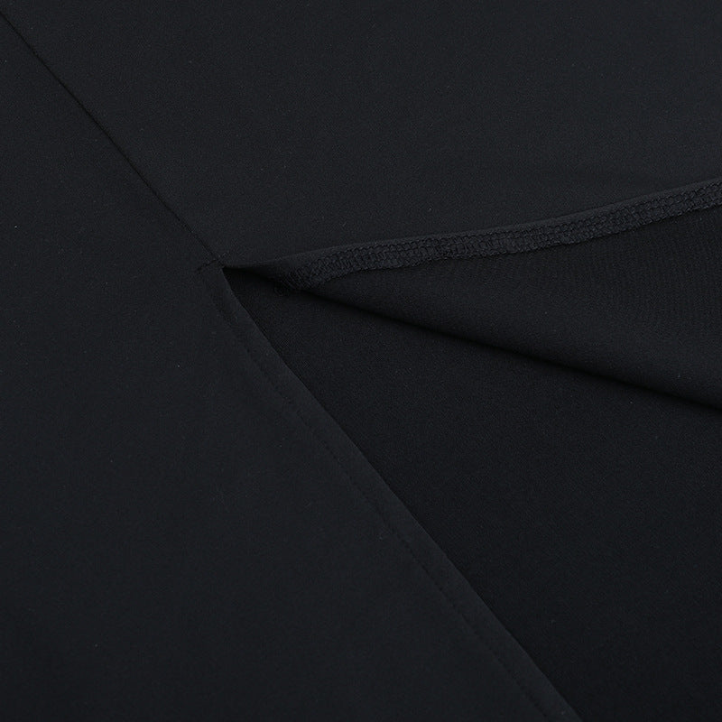 Women Sexy Mesh Patchwork Ruffle Gathered Maxi Dress 15