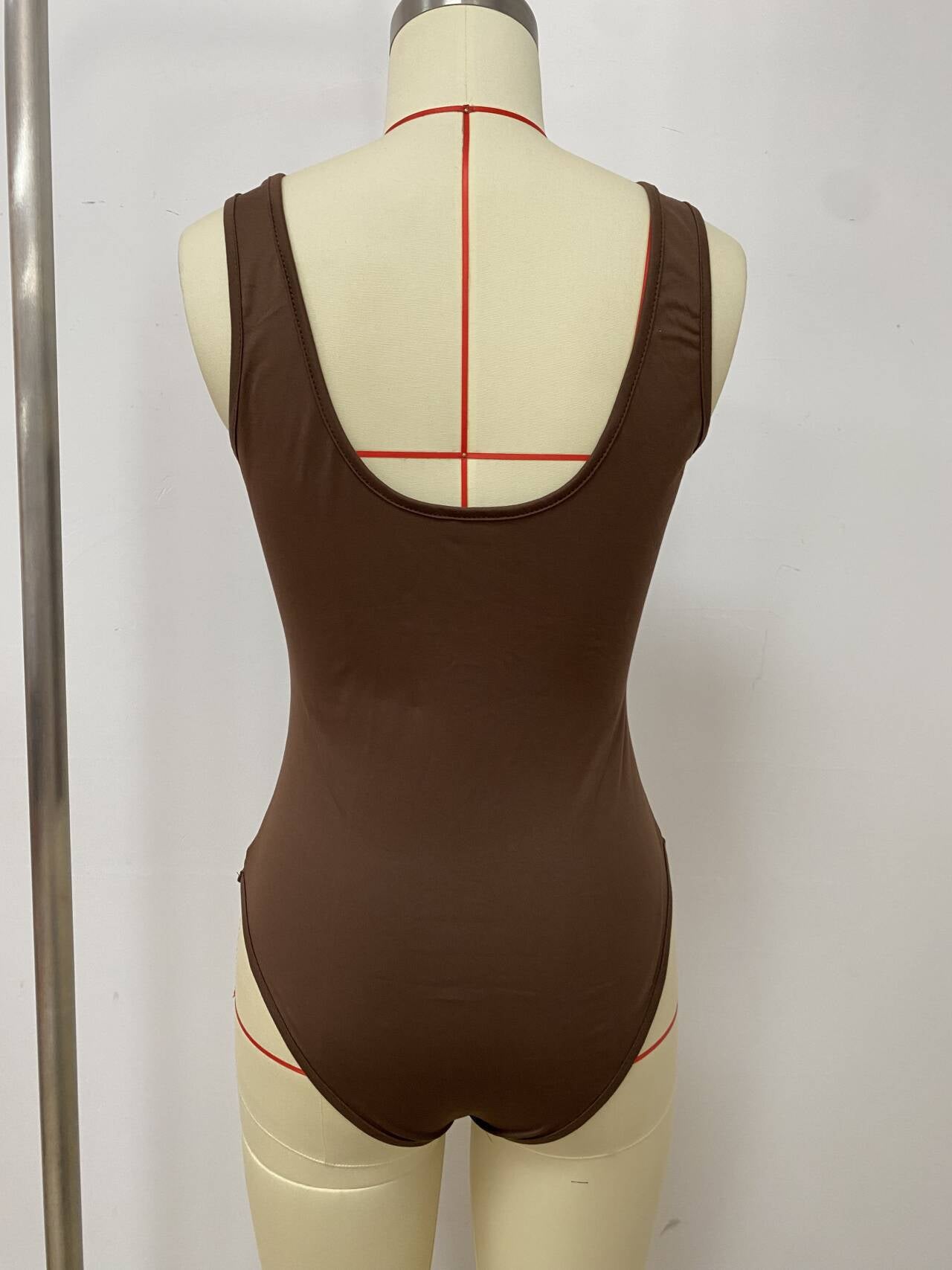 Fashion Sleeveless Bodysuit Cut Tassel and Tight Pants Set for Women 9