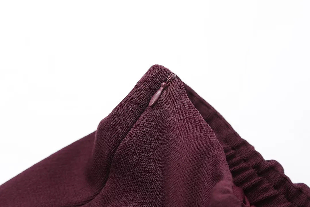 Women casual Knitting Patchwork skirt 20