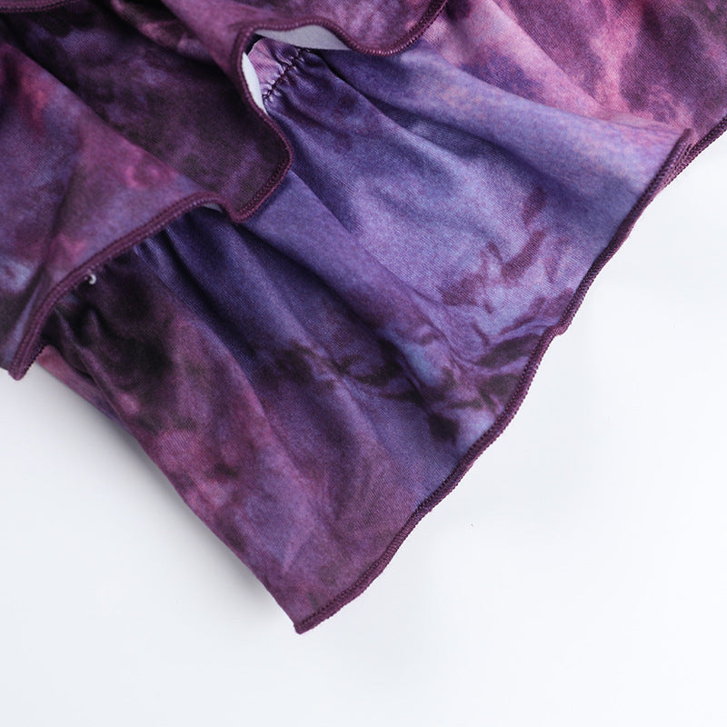 Women Summer Strapless Cake Sexy Mini Dress 16