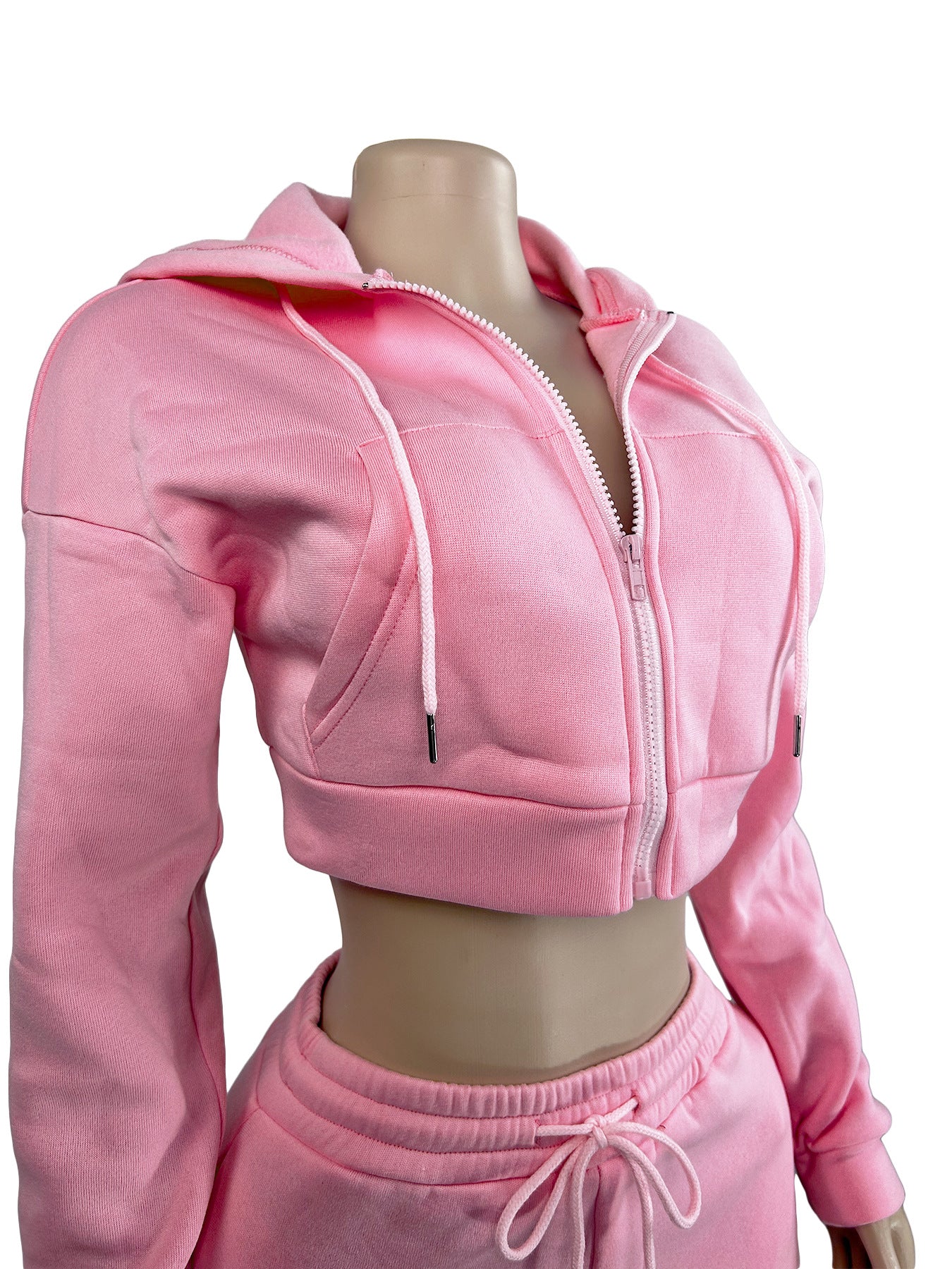 Women Hoodies and Bell Bottom Pants Two-Piece Set 17