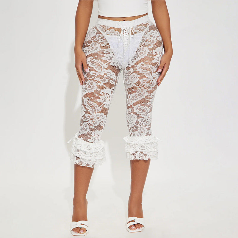 Women's Sexy Lace Casual Summer Pants 5
