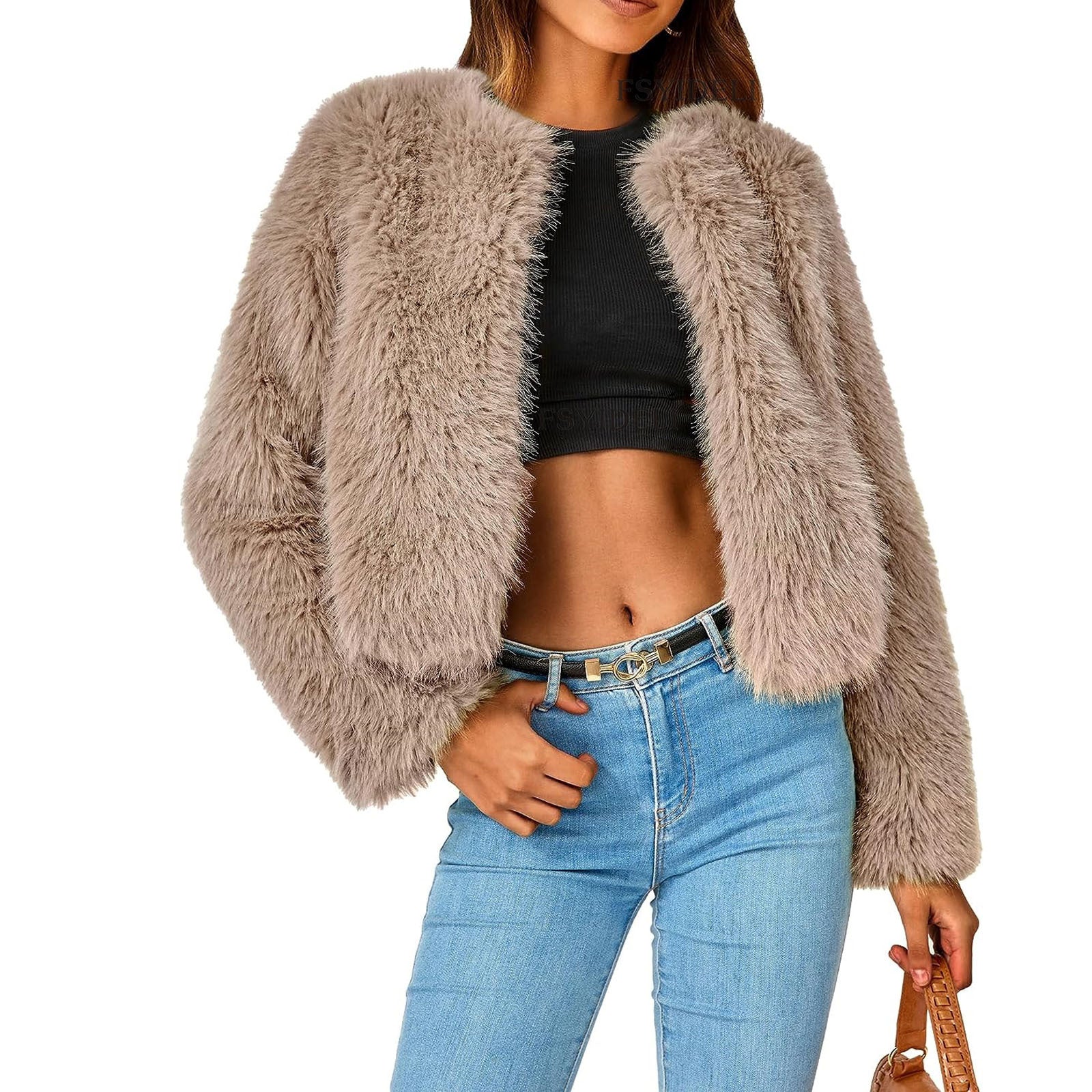Women Winter Fur Plush Jackets 7