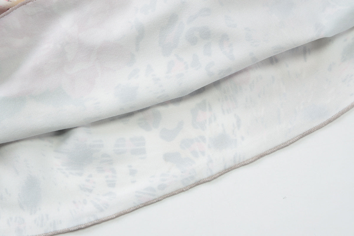 Summer Halter Neck Low Back Printed Dress Fashion WomenŸ??s Gown 15