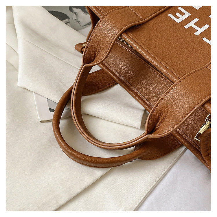 Women Printed Simple Letter Hand Shoulder Crossbody Bag 33