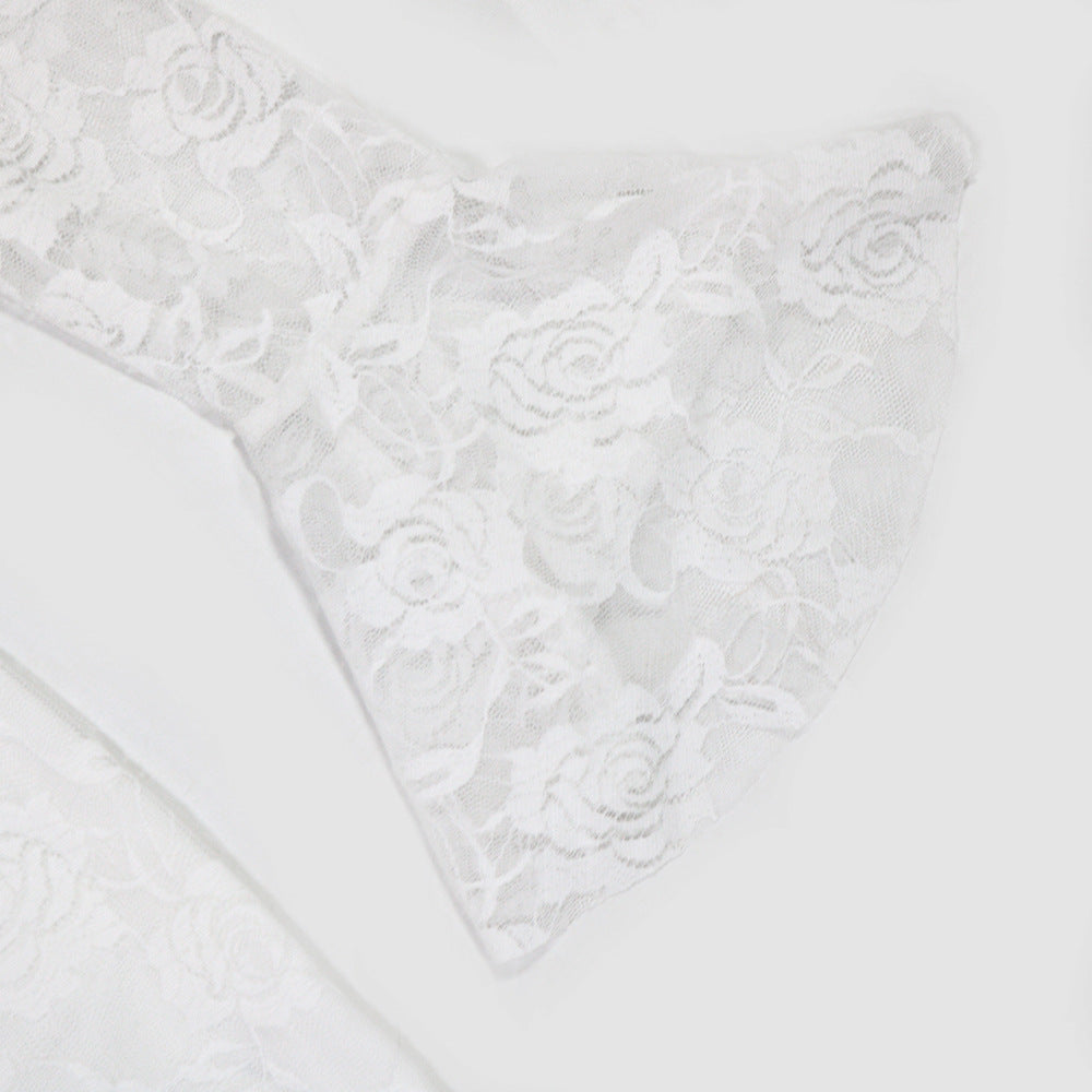 Strapless irregular solid color long dress for women 21