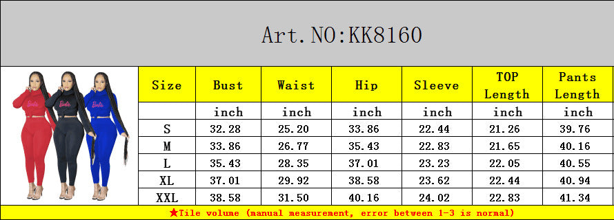 Women Casual Printed Turtleneck Top and Pant Two-piece Set 12