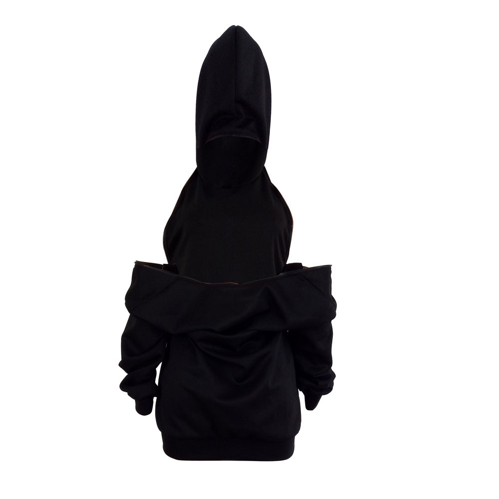 Women's Sexy Style Two-Wear Hooded Dress 15