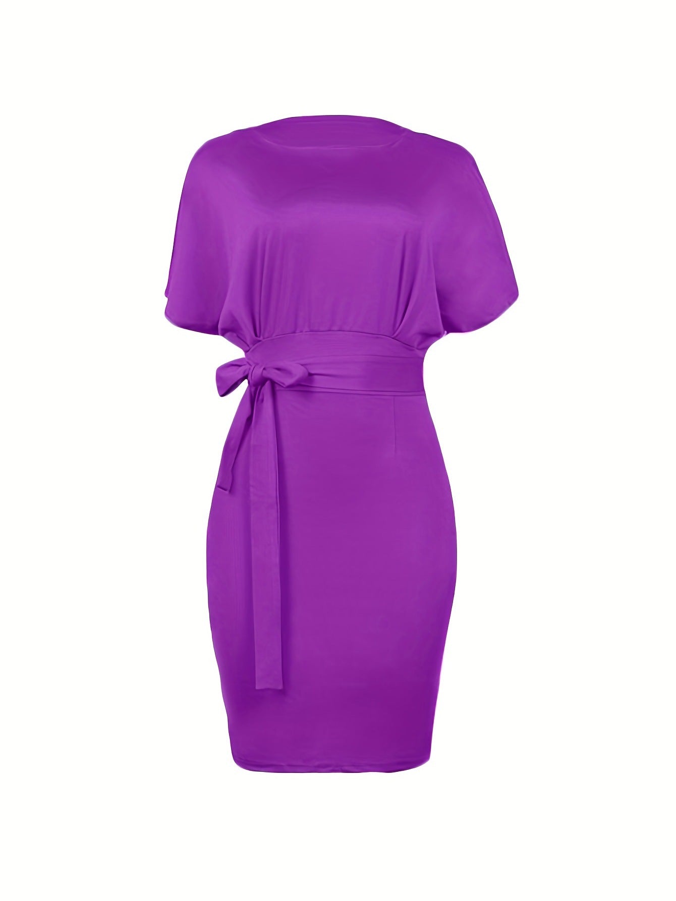 Women Elegant Short Sleeve Dress 17