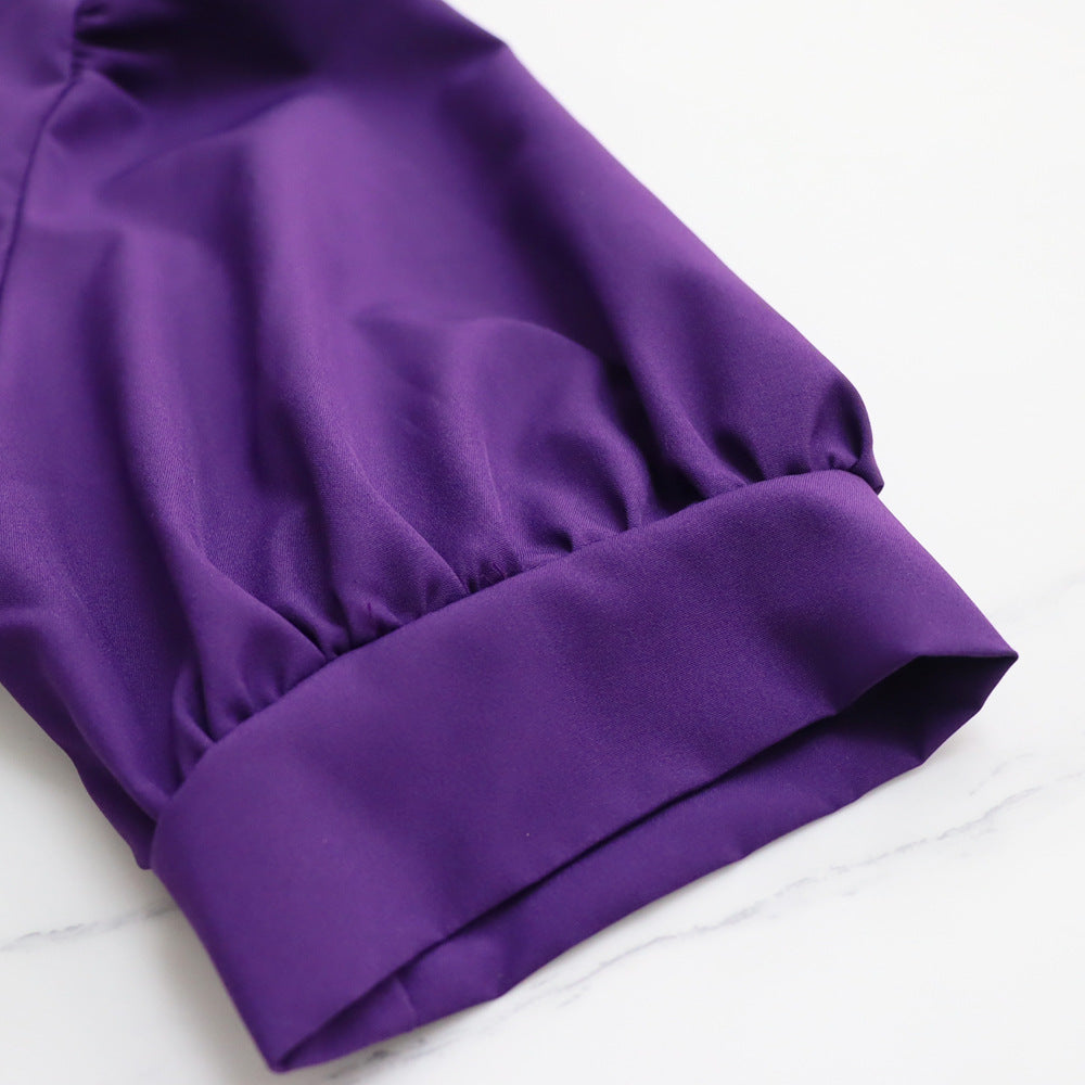 Chic Puff Sleeve Slim Waist Cutout Maxi Summer Dress 18