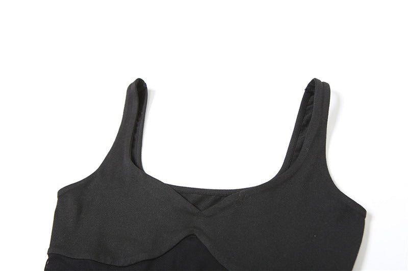 Summer Fashion Sexy Strap See-Through Slim Long Dress 11