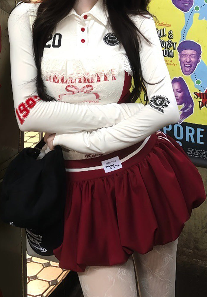 Women American Lace T-shirt