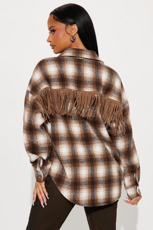 Women Fall and Winter Plaid Patchwork Shirt 6