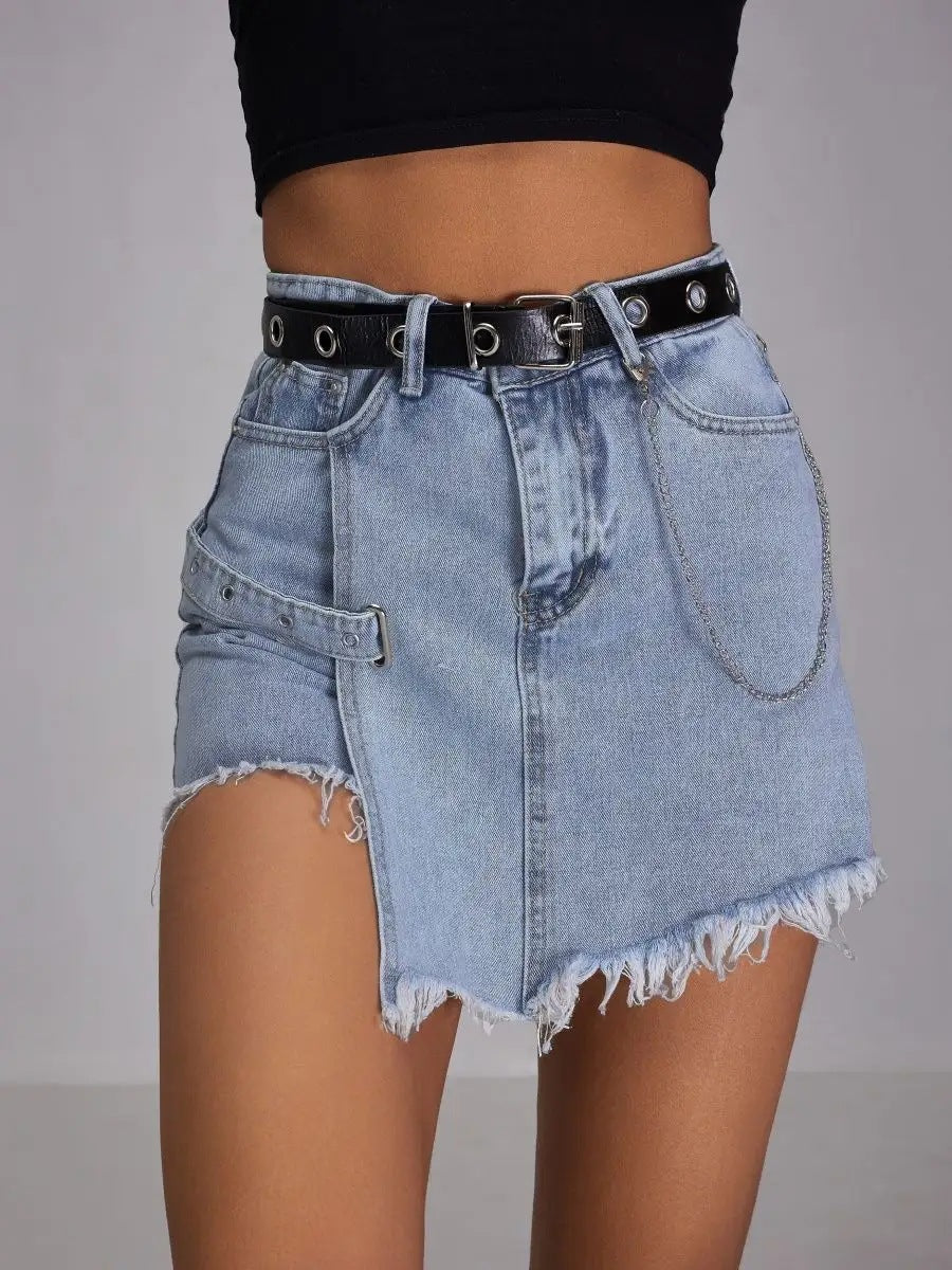 Women Denim Shorts Skirt Pants