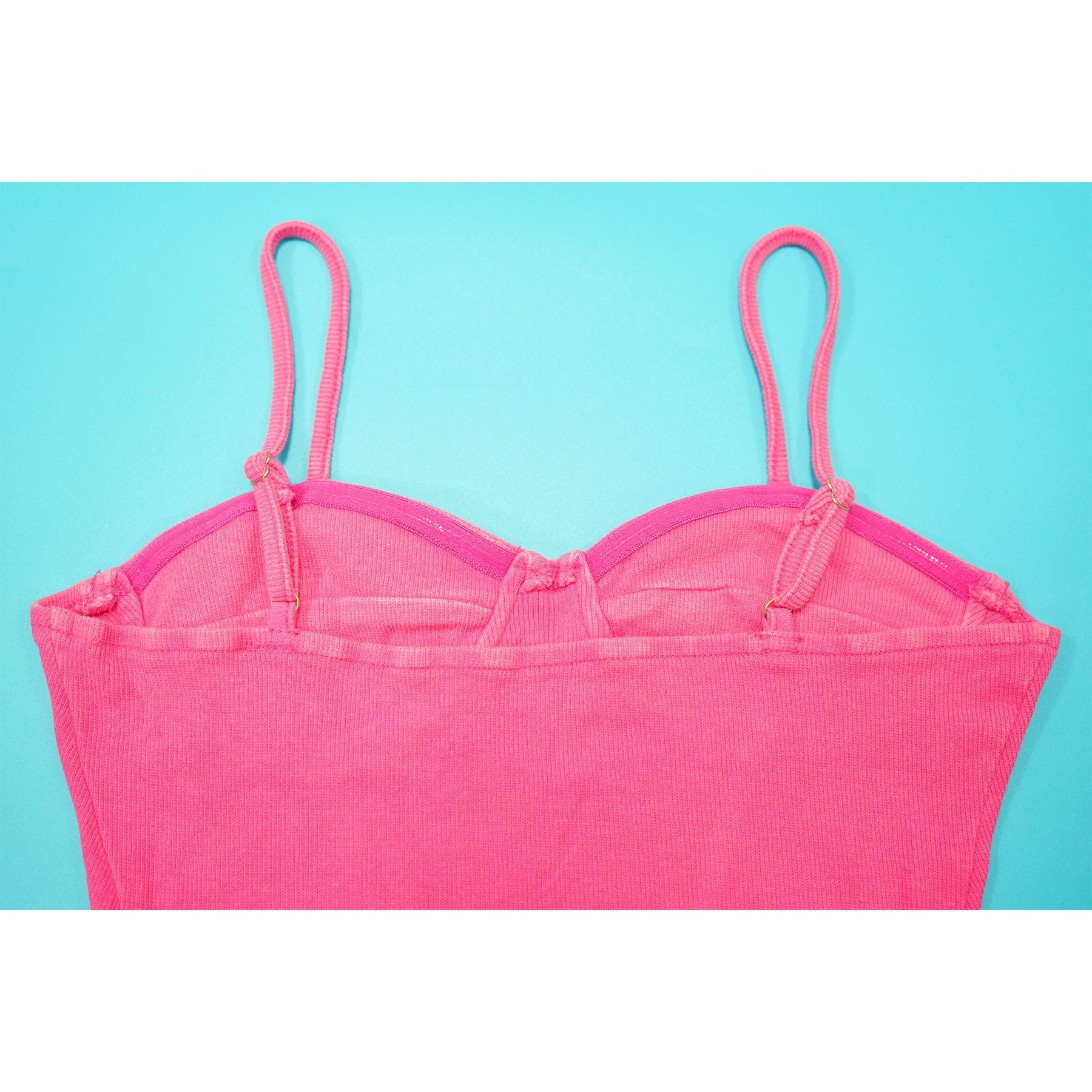 Women Sexy Cotton Washed Strapless Top and Pant Two-Piece Set 19