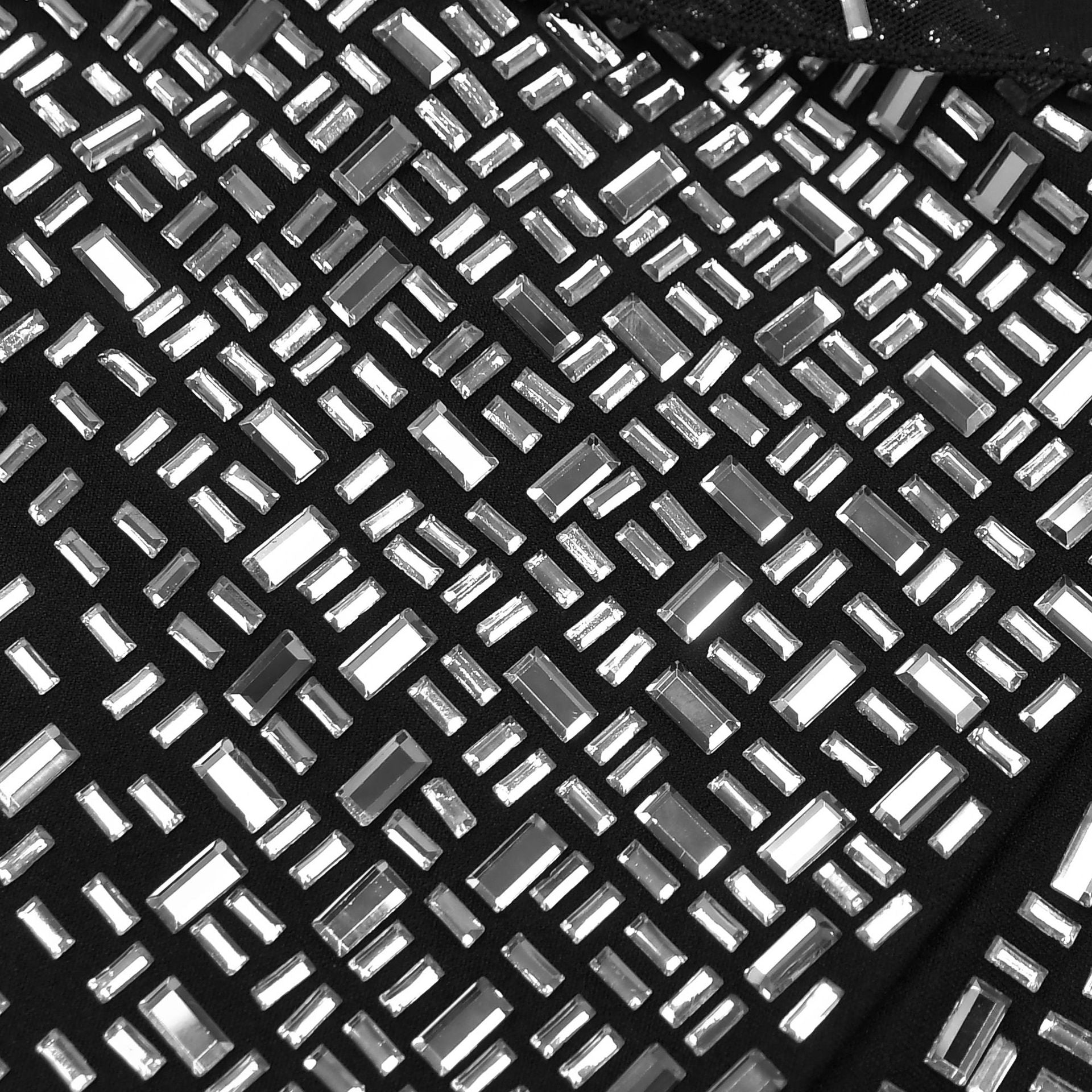 Women Sexy Mesh Beaded Bodycon Dress 24