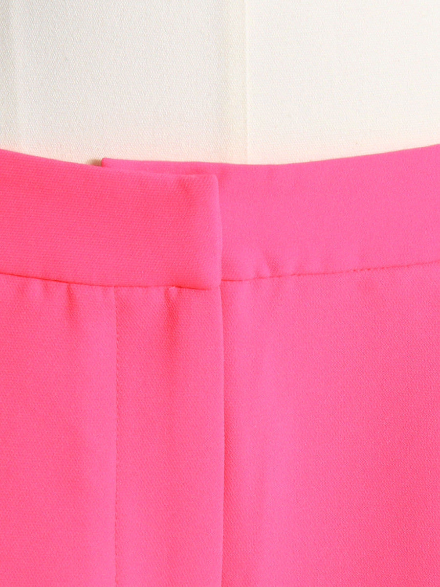 Women double-breasted floral Patchwork Blazer + high-waisted Bell Bottom pants two-piece set 33