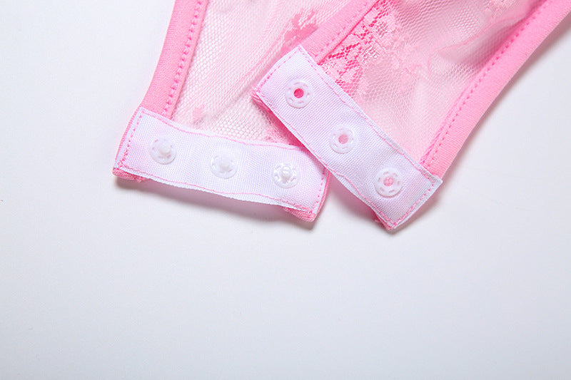 WomenŸ??s Spring Sexy Fashion Sheer Lace Strap Long Dress 13