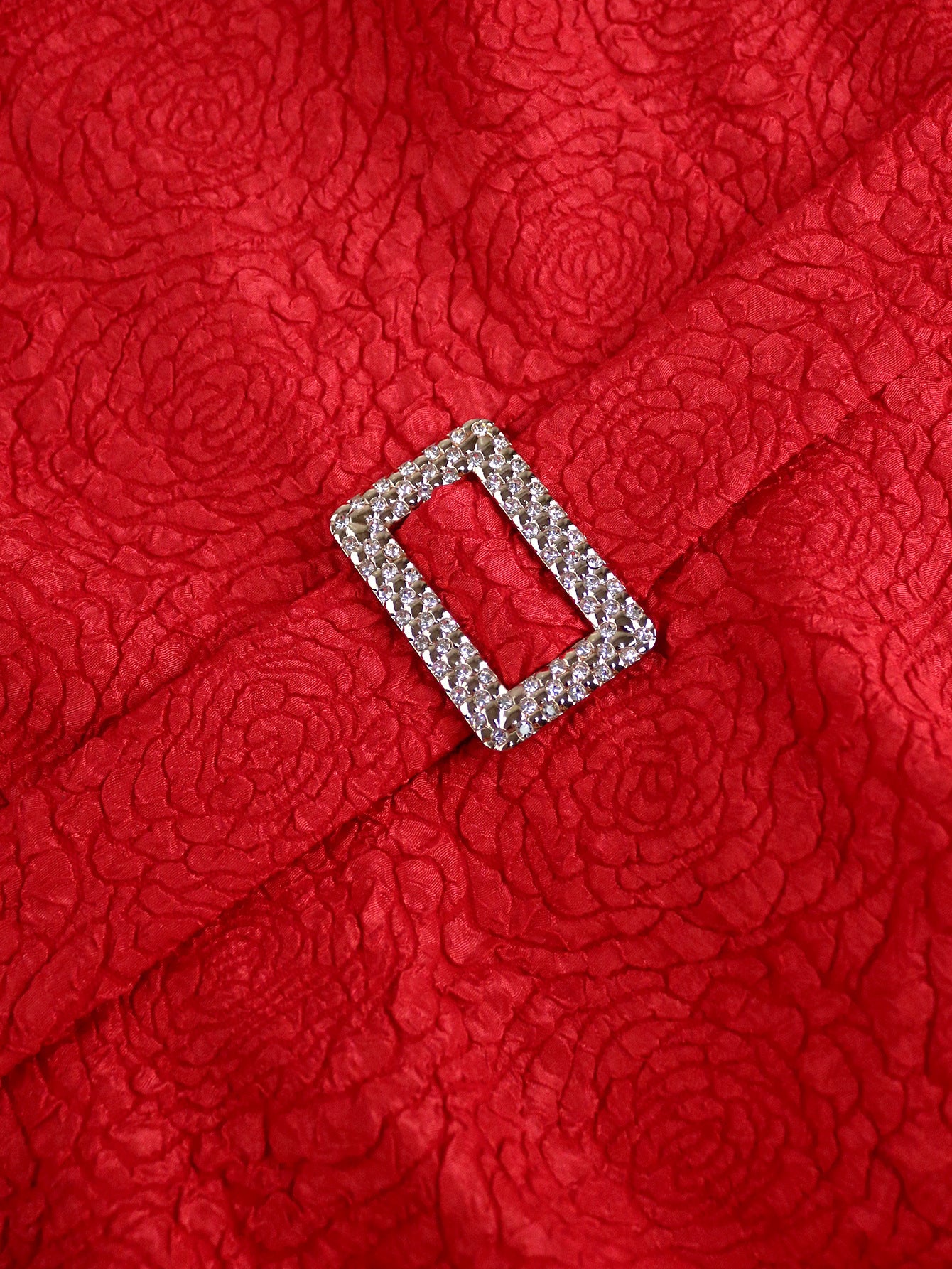 Plus Size Women Elegant Jacquard Ruffle Formal Party Bodycon Dresses 5