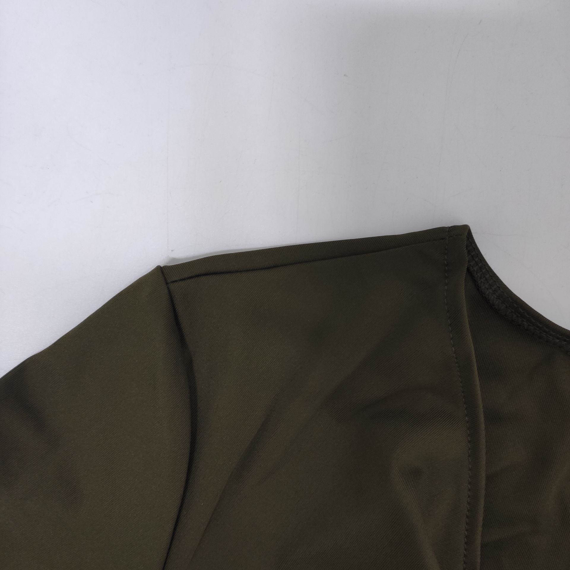 Women Sexy Solid V Neck Dress 28