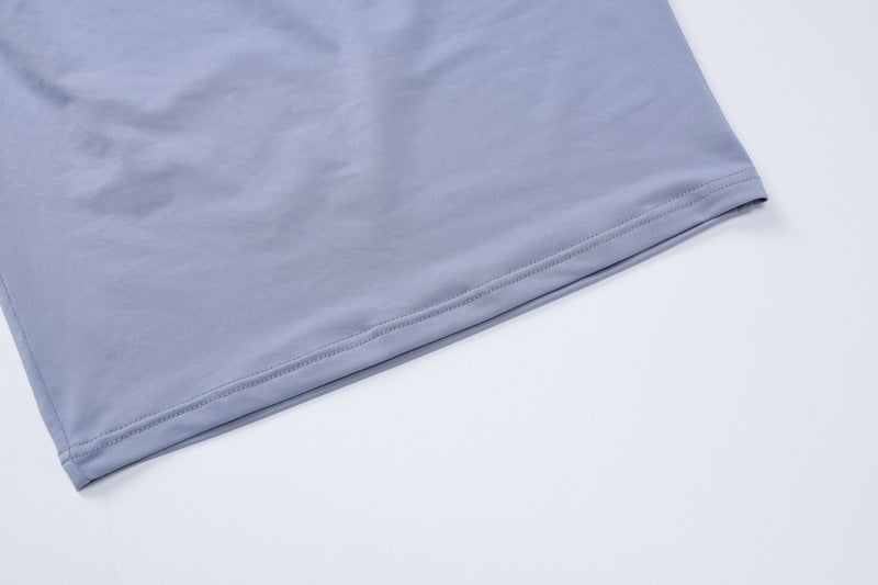 Women Spring Summer Sexy Backless Lace-Up Solid Dress 15