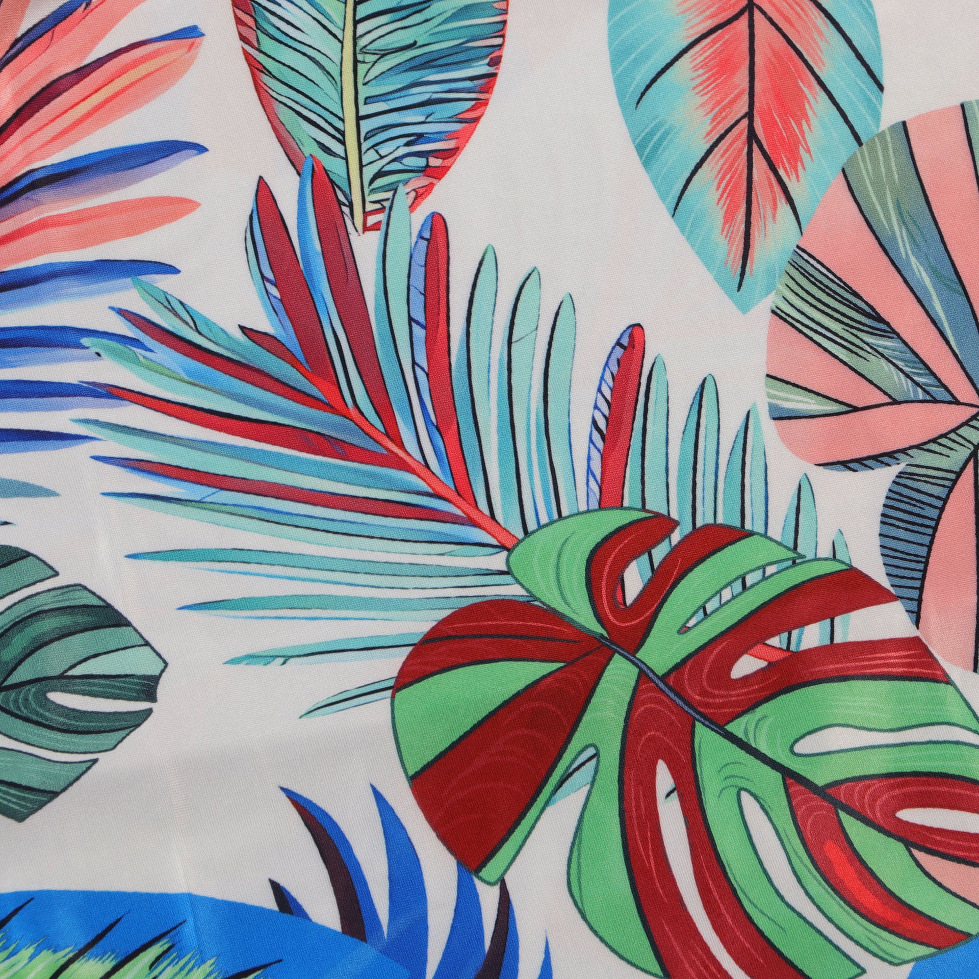 Women Sexy Printed Sleeveless Cutout Round Neck Bodycon Dress 20