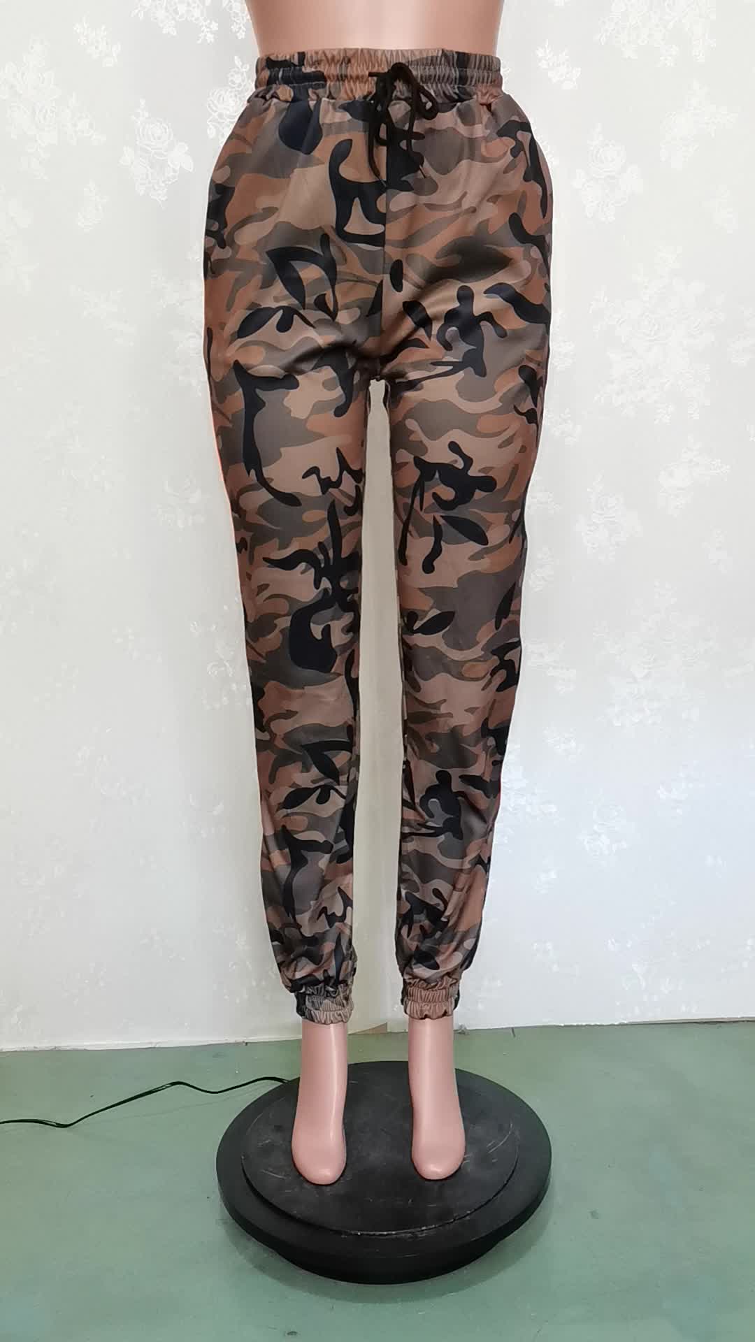 Women Camouflage Pants Cargo Pants 9
