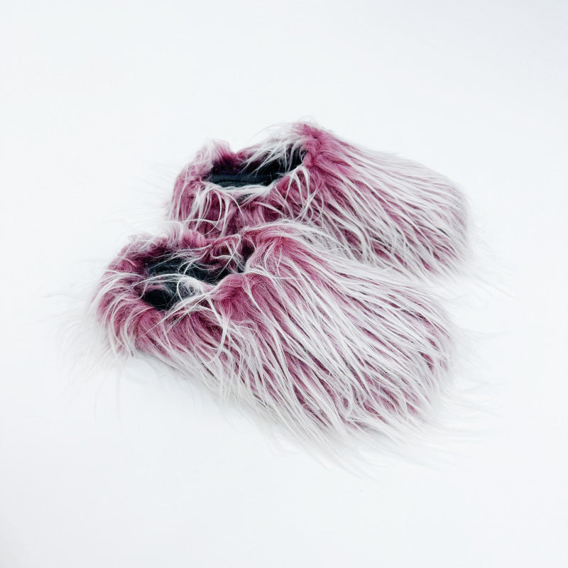 Plush Slippers For Men And Women Autumn Winter Slip-On Shoes 7