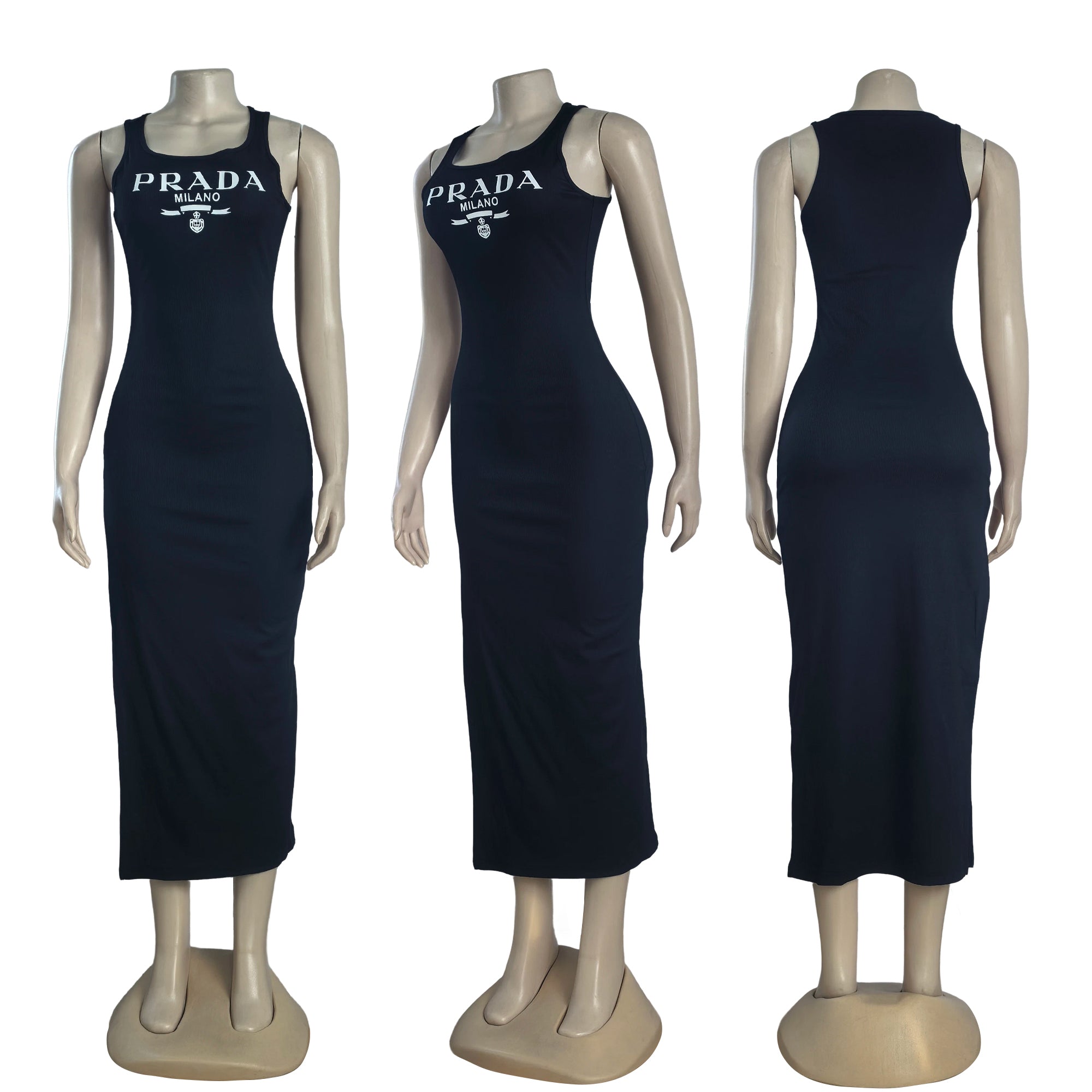 Summer Fashion Embroidered Slim Waist Slit Dress 5