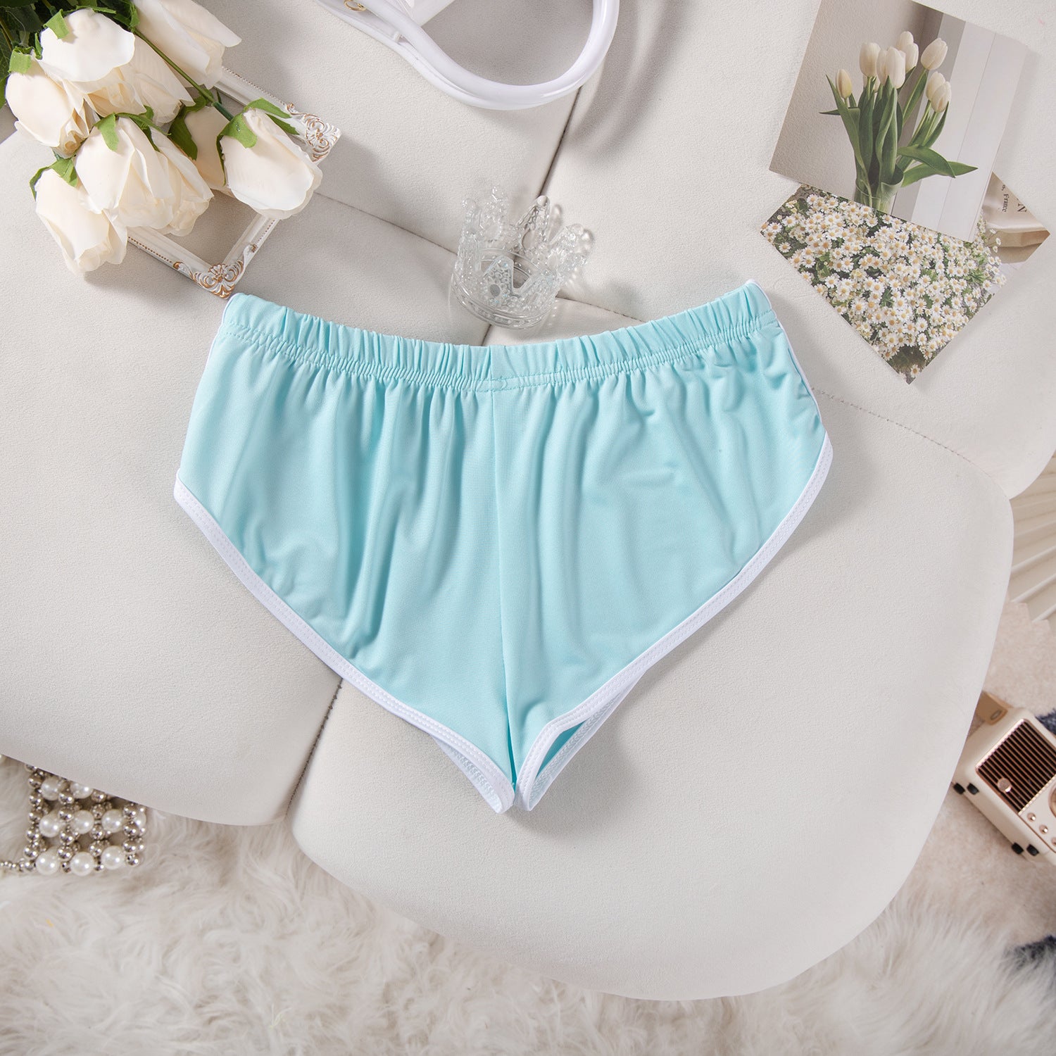 Summer Women's Sexy Running Stretch Sports Yoga Fitness Shorts 87