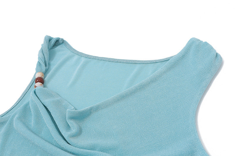 Women's Summer Fashion Sexy Holiday Solid Bodycon Dress 10