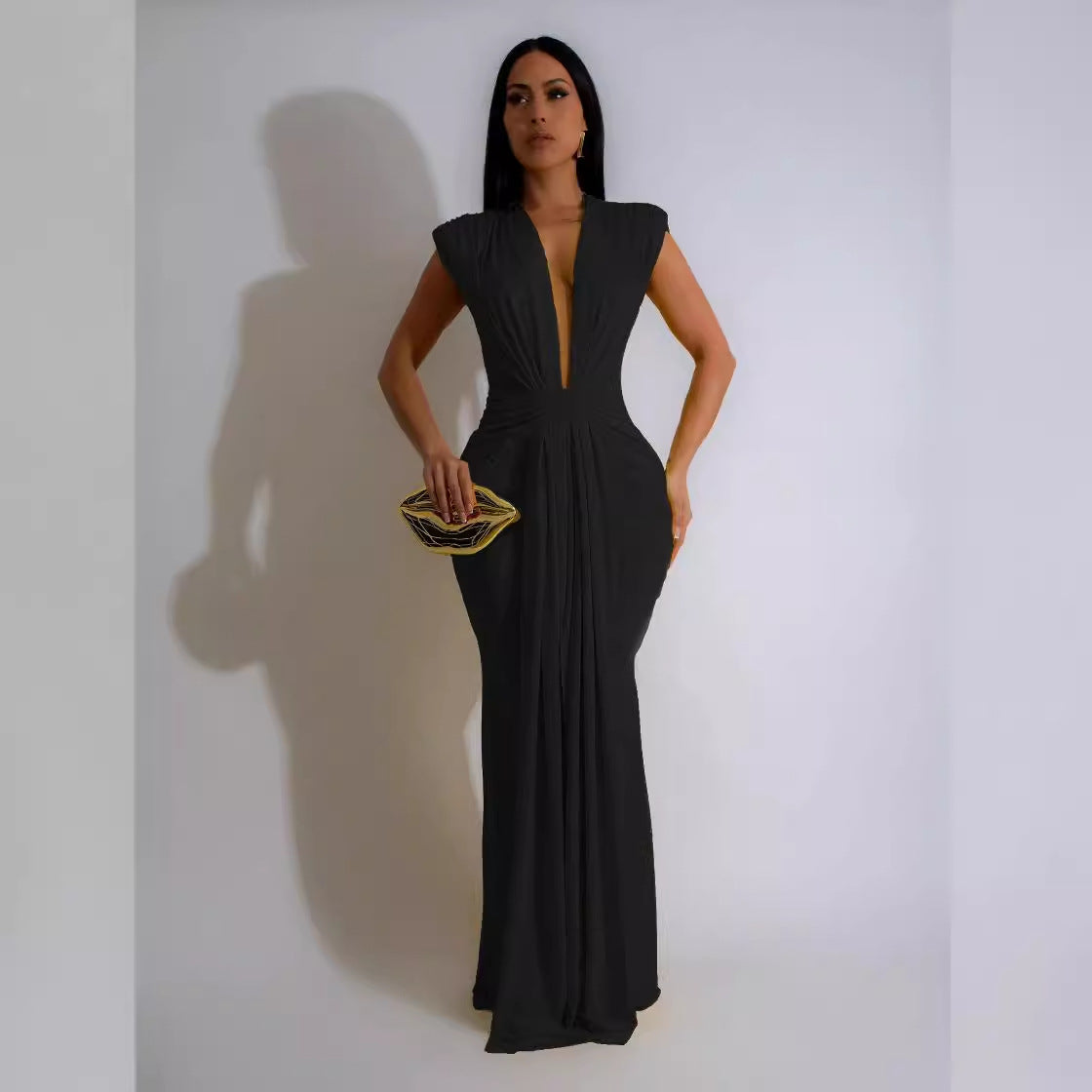 Women Sexy Sleeveless Maxi Dress 10
