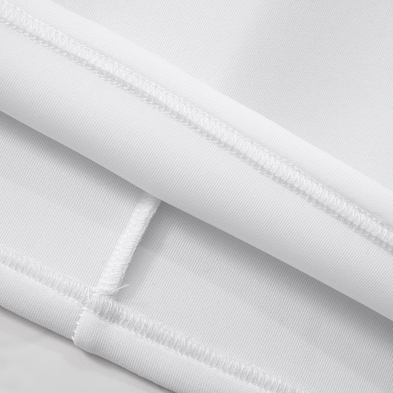 Women contrast color Halter Neck lace sexy dress 12