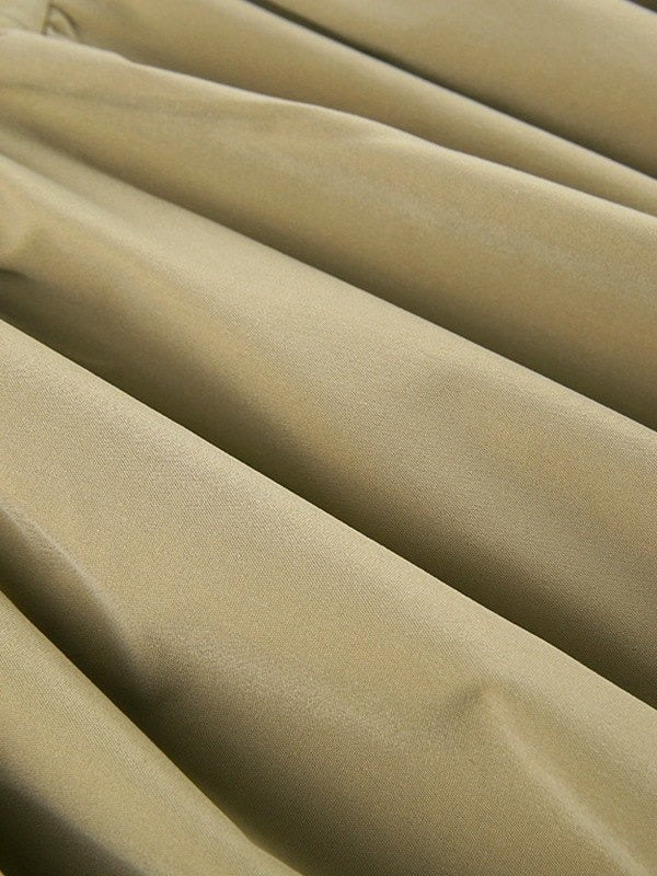 Summer Strap Pleated Mini Puffy Dress 9