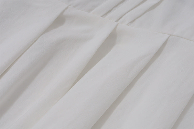 Women summer sexy floral bubble sleeve v-neck French dress 22