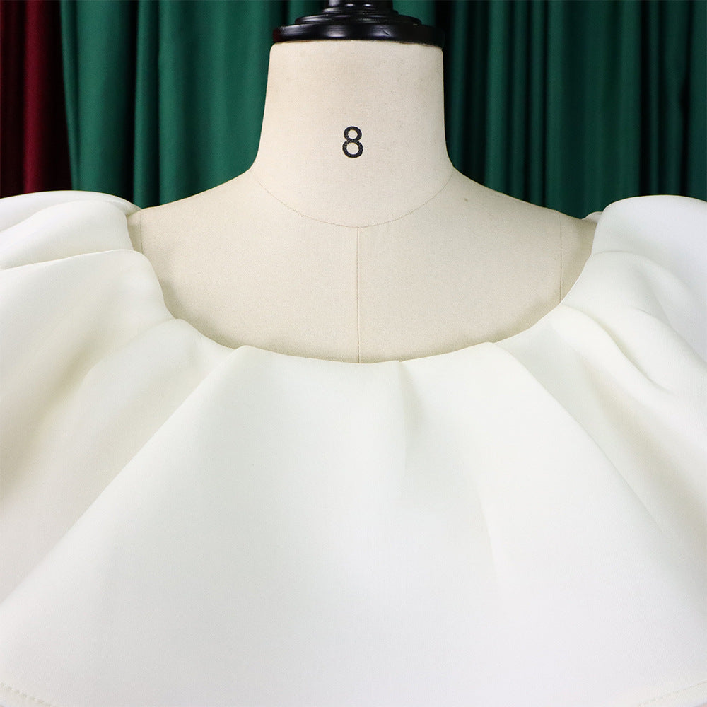 Fashionable Chic and Elegant Ruffled A-line Formal Party & Evening Dress 19