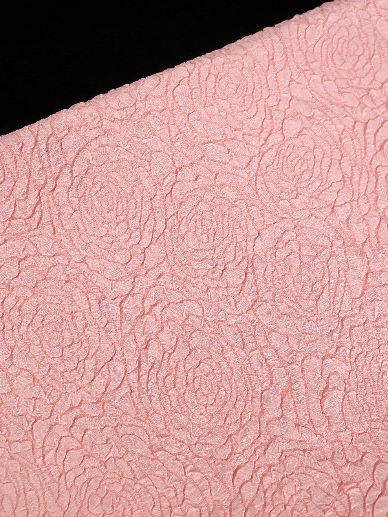 Elegant V-Neck Rose Jacquard Ruffle Slim Bodycon Formal Party Evening Dress 14