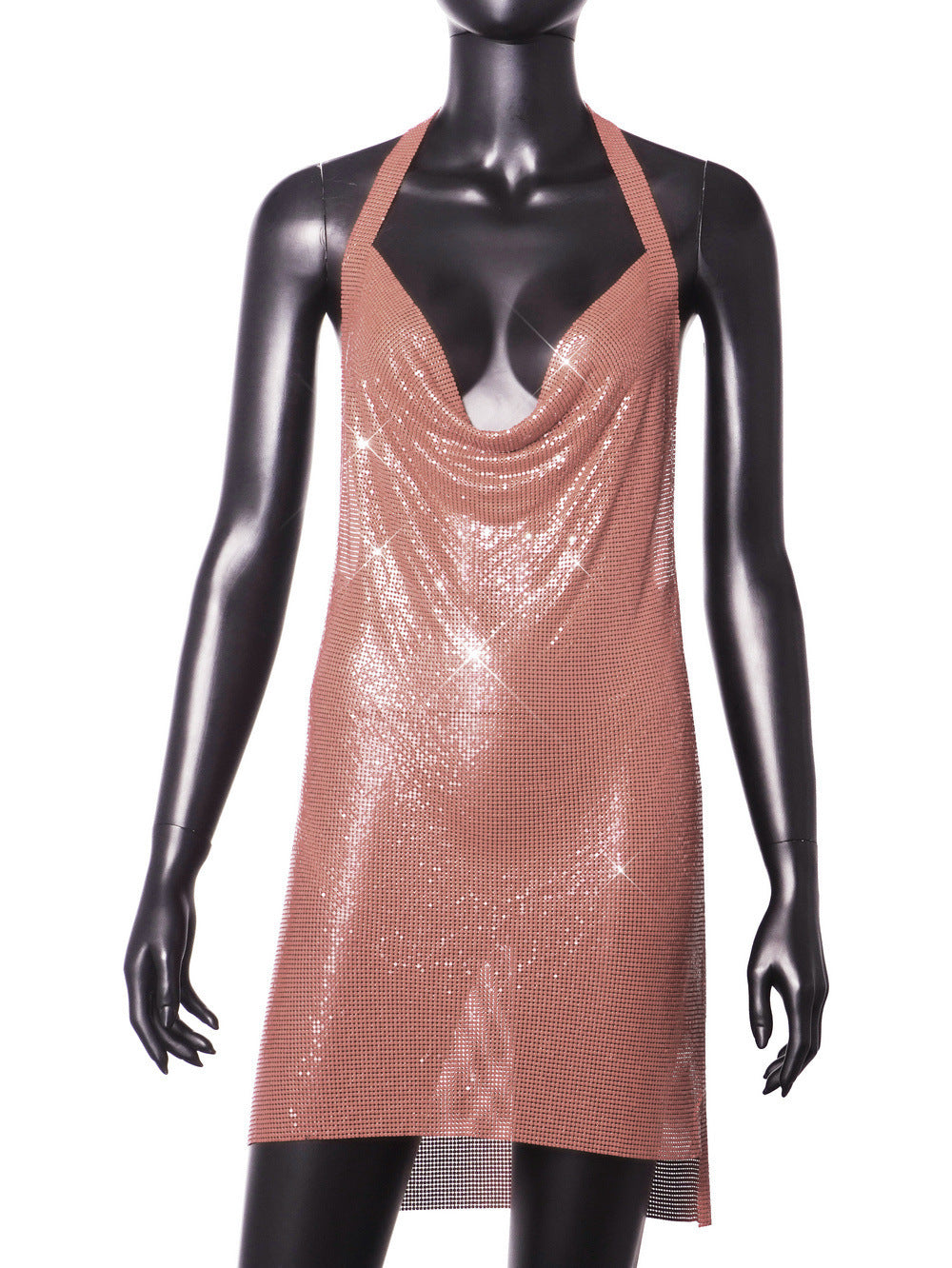 Sexy Metal Sequin Strap Night Club Dress 18