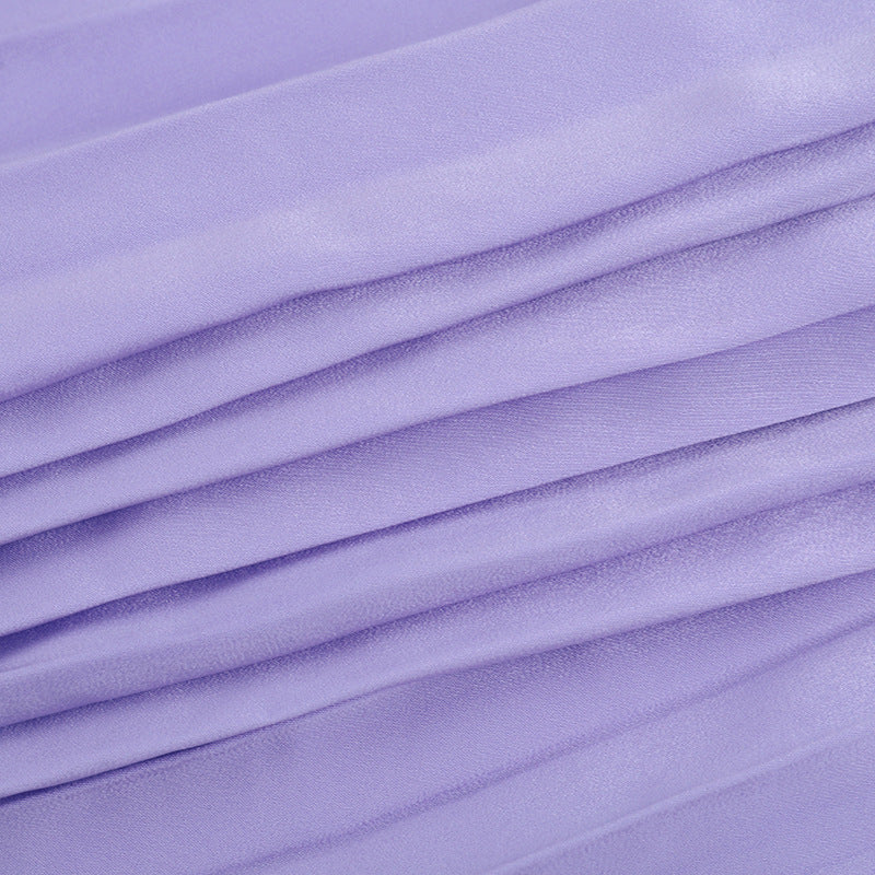 Summer Sexy Low Back Tie Holidays Pleated Strap Long Dress 14