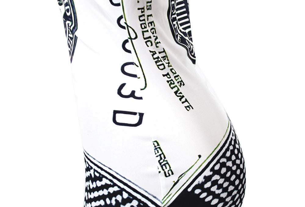 Women Printed Suspender Sexy Maxi Dress 22