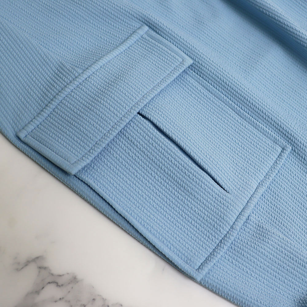 U-neck Tight Fitting short top with high waist and slit Bodycon long skirt autumn and winter two-piece set 35