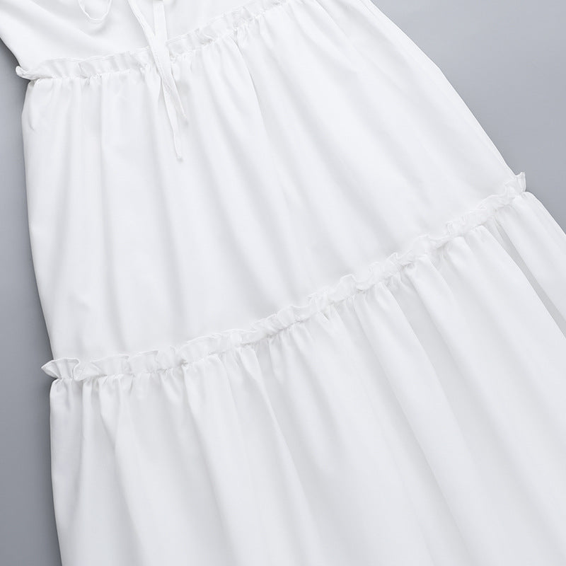 Summer Strapless Halter Neck A-line Dress 24