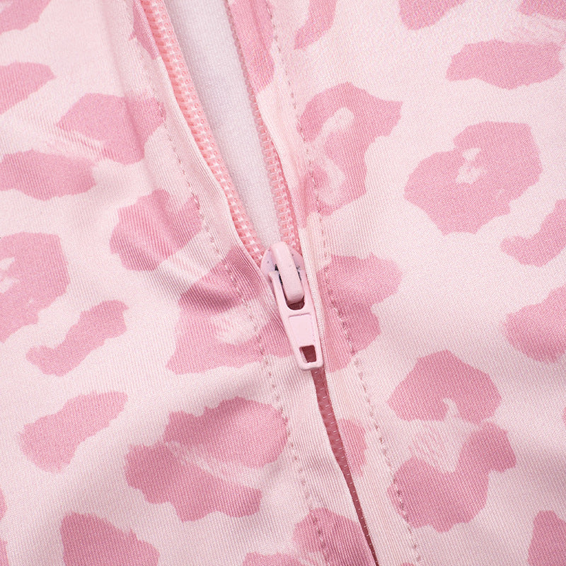 Women's Autumn Fashion Hooded Camouflage Print Long Sleeve Sports Slim Fit Casual Pants Set 24