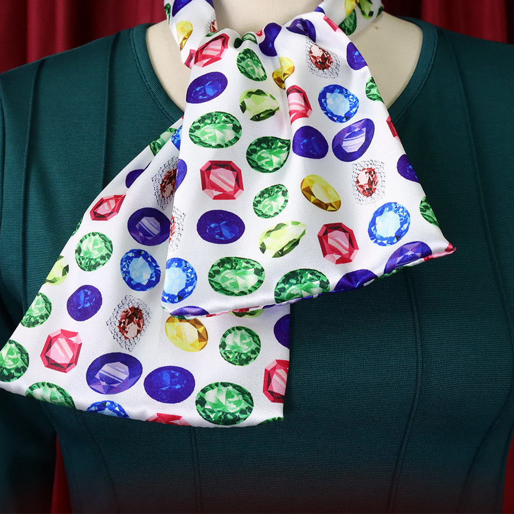 Women Fall Long Sleeve Solid Color Slit Scarf Bodycon Dress 15