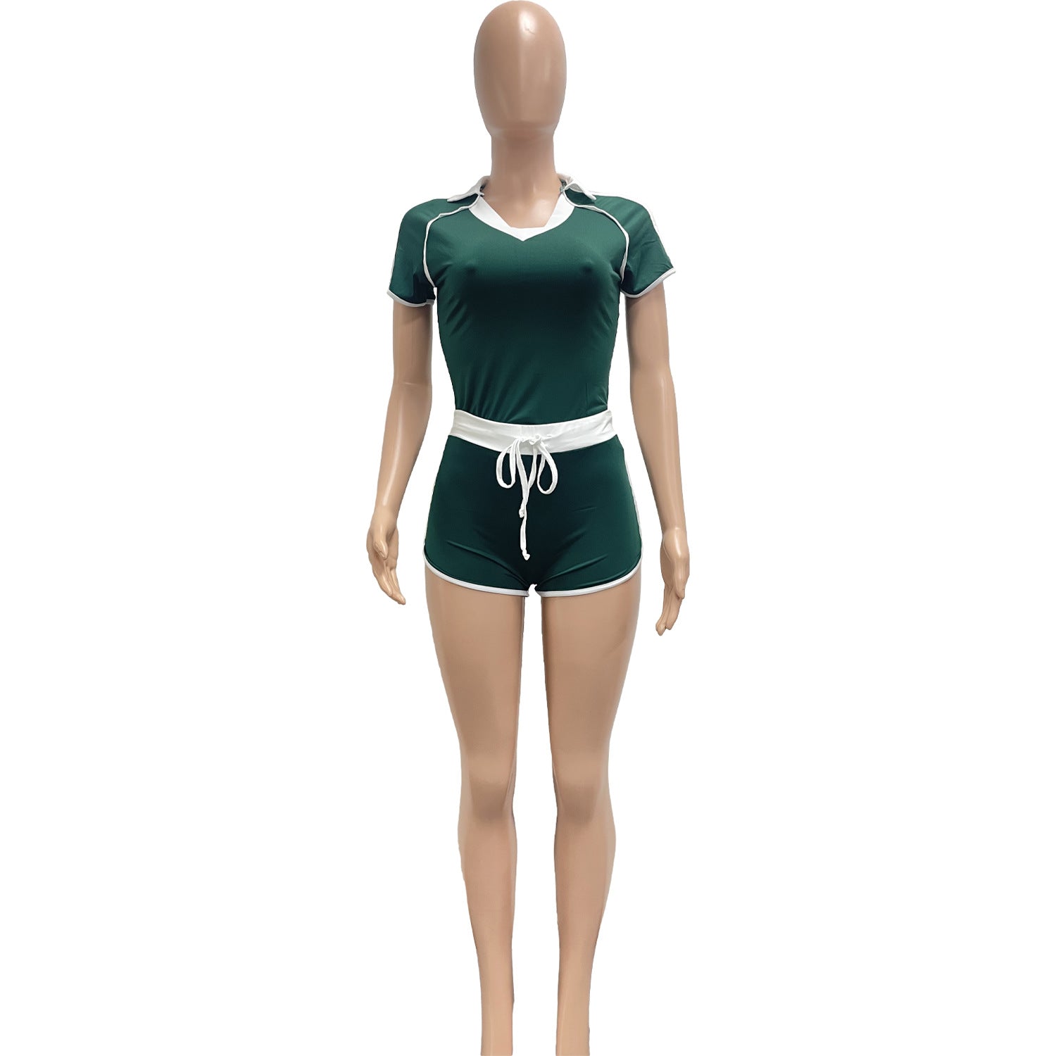 Women's Casual Sports High Stretch Yoga Two Piece Shorts Set 16