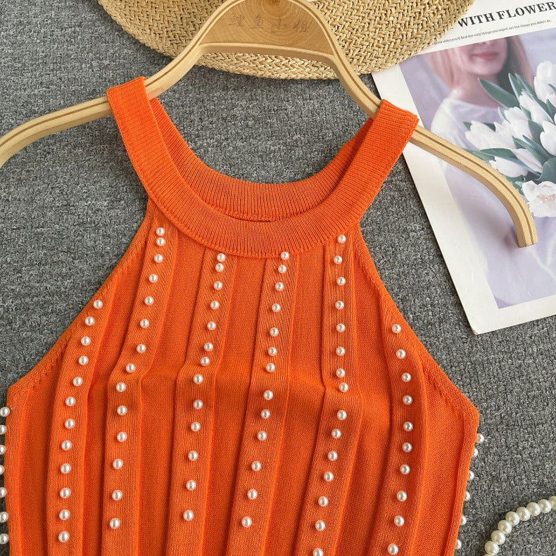 Women Sexy Off-Shoulder Halter Neck Camisole 23