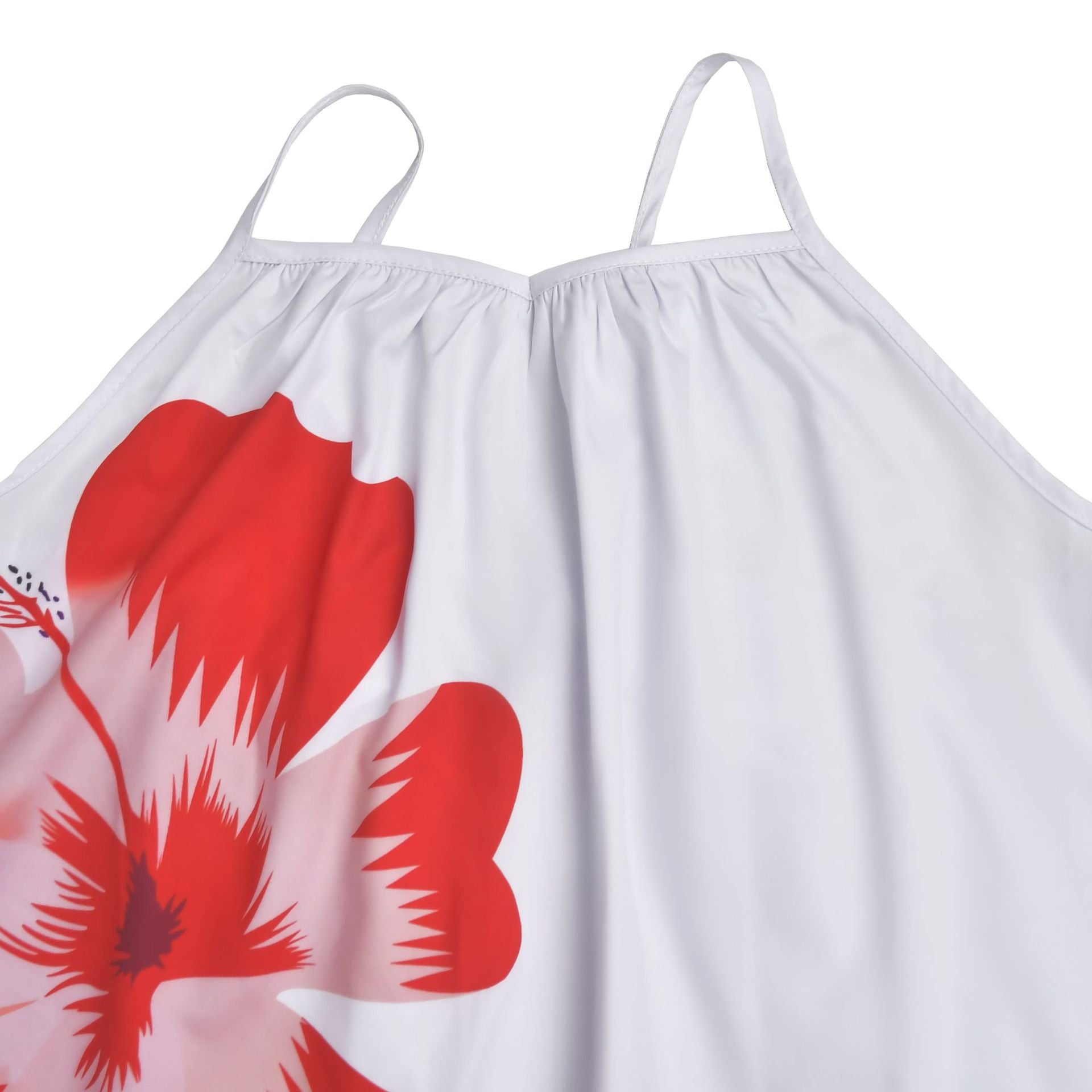 Fashion Women's Sexy Strappy Floral Print Low Back Maxi Dress 12