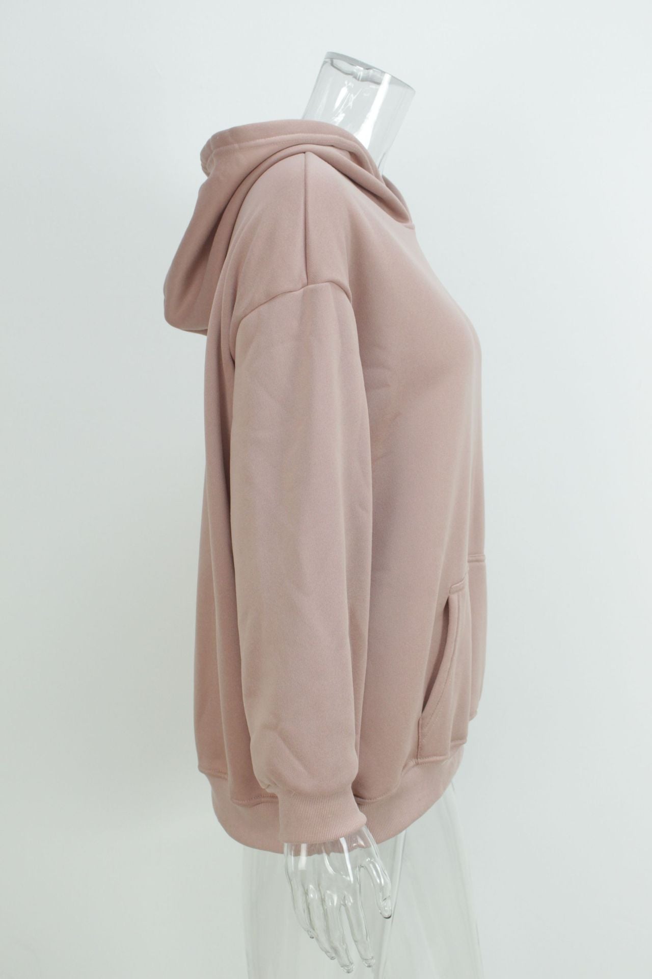 Autumn Loose Solid Color Hooded Pocket Fashion Hoodies 49