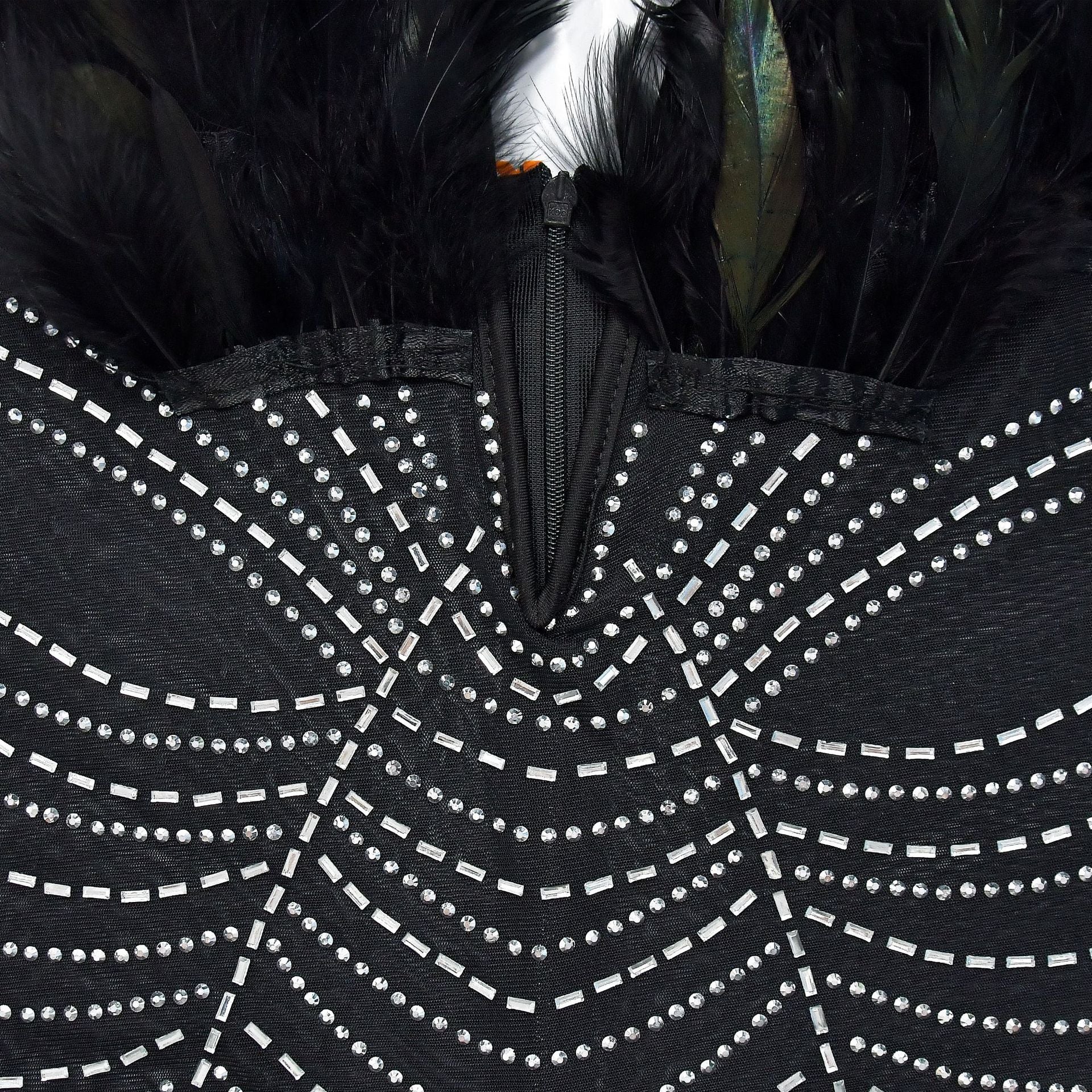 Women Solid Sexy Mesh Beaded Jumpsuit 27